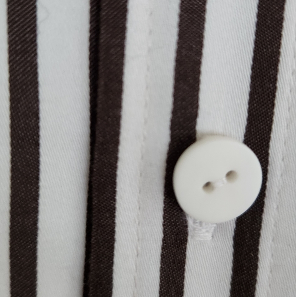 Eileen M Custom Designed Striped Button Down Tunic - Picture 7 of 9